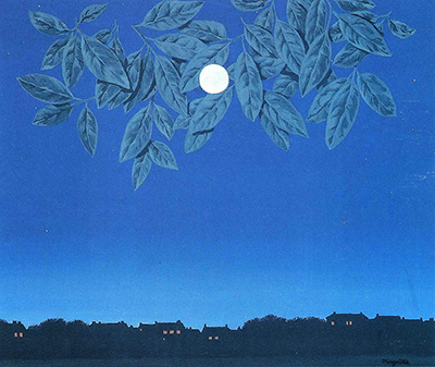 Die leere Seite (The White Page) Rene Magritte